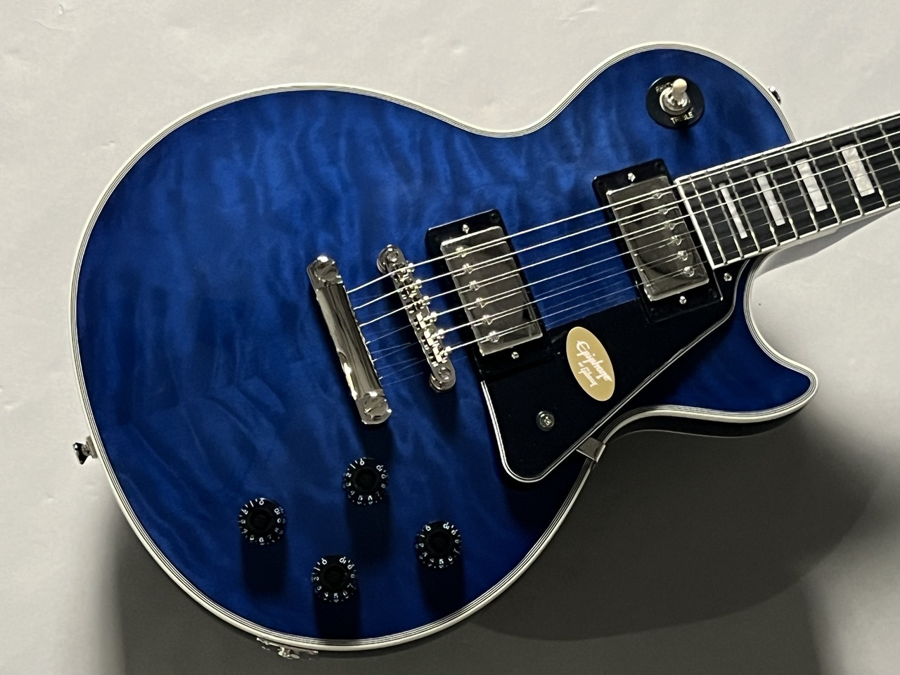 Epiphone Les Paul Custom Quilt【Viper Blue】【島村楽器限定】｜島村