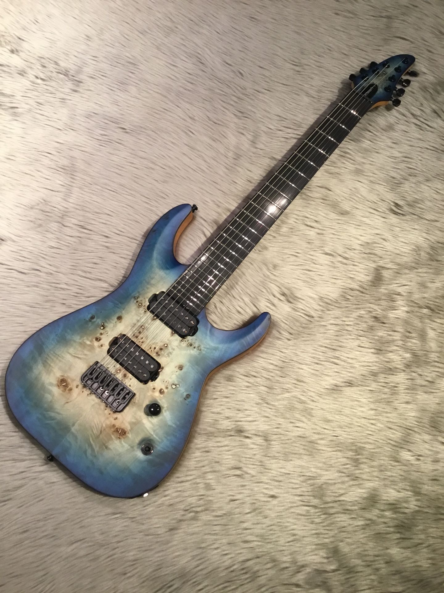 ギター Edwards E-HR7-FX/BM Aqua Burst Edwards 7弦ギター E-HR7-FX