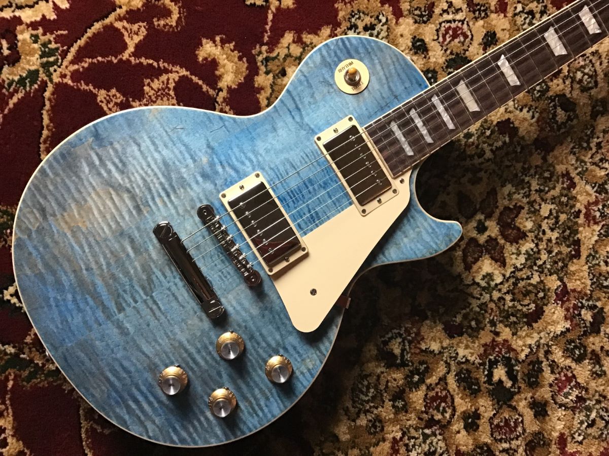 Gibson】Les Paul Standard '60s Figured Top – Ocean Blue 入荷致し