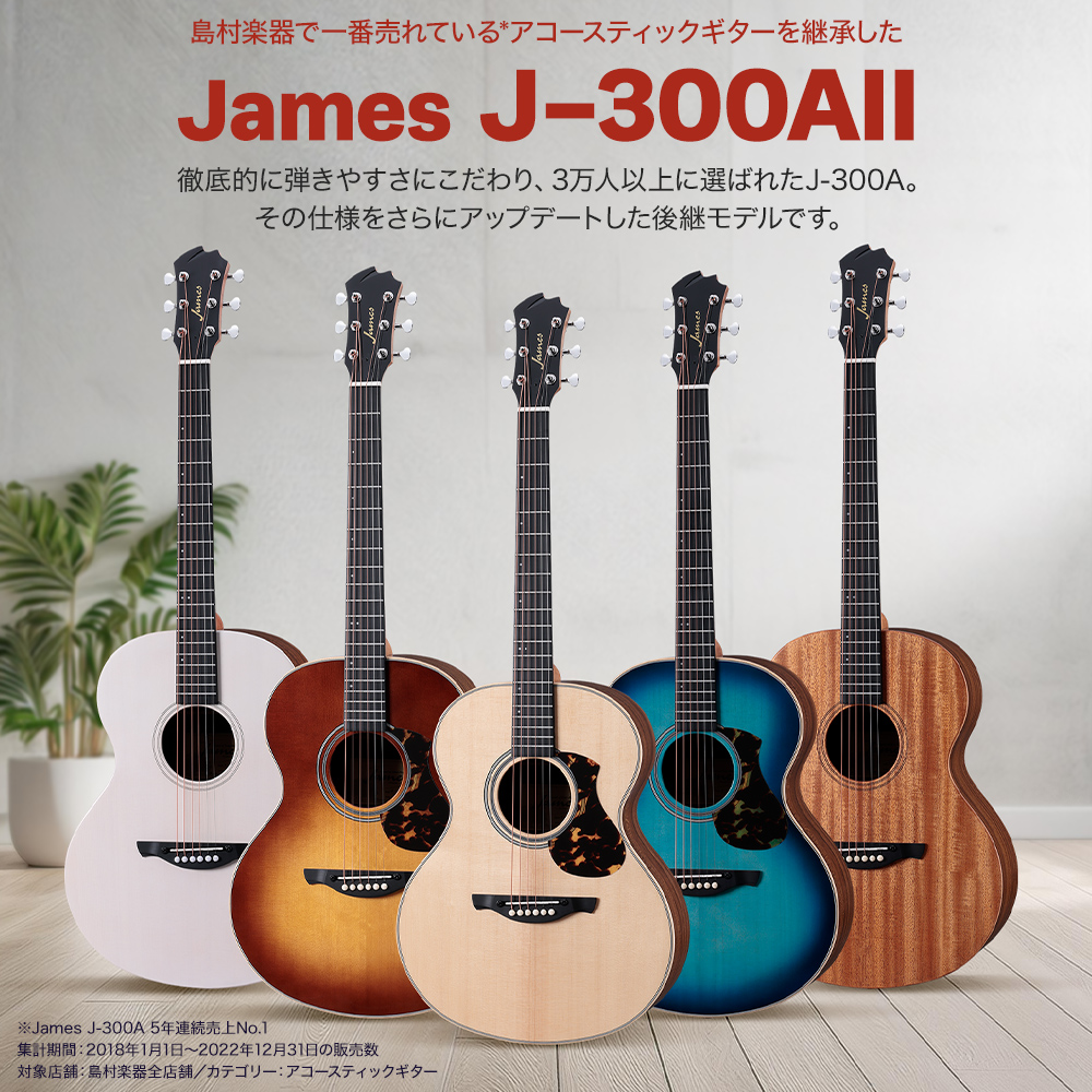 嘉彦です♪James J800ANAT アコースティックギター アコーステック