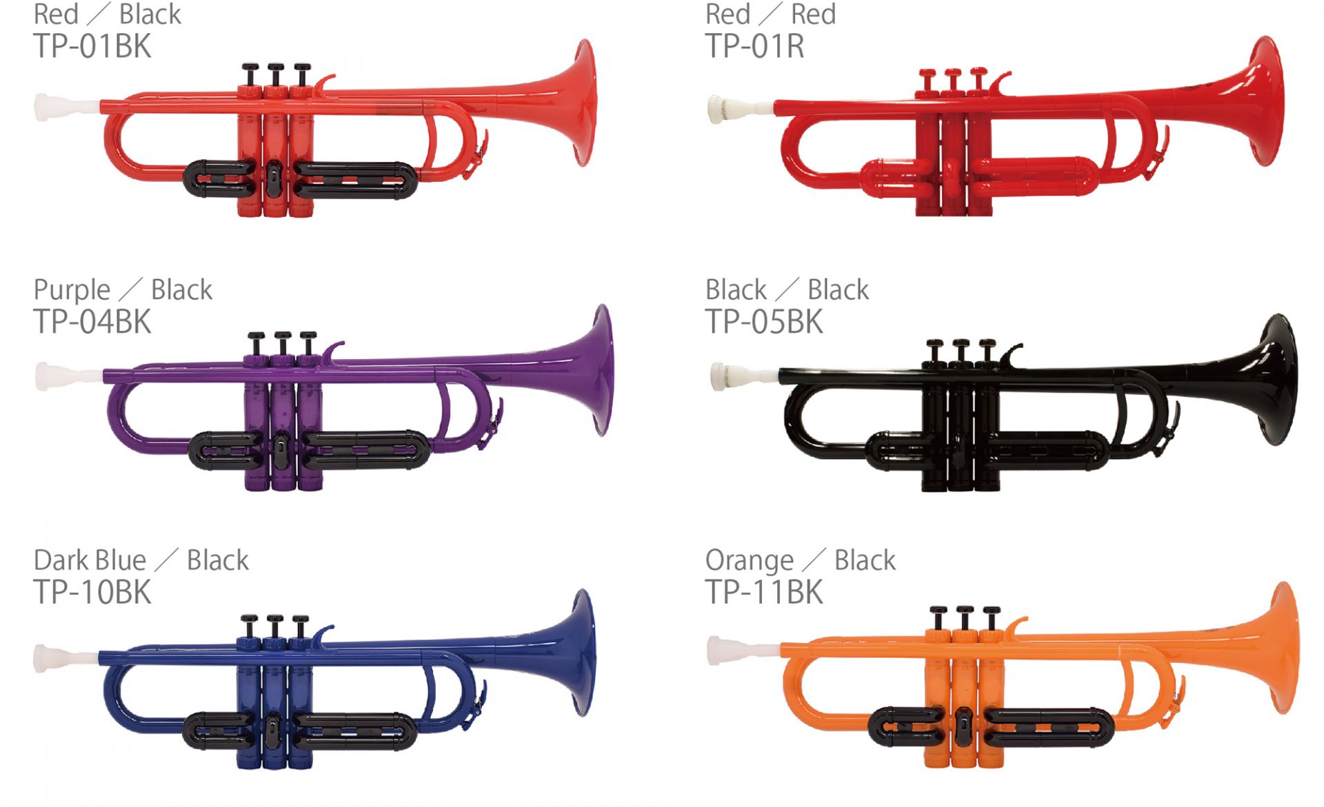 大人気 TIGER プラスチックトランペット タイガー パープル 洗浄済み