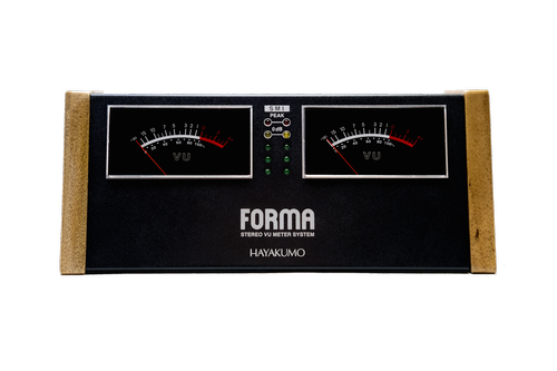 ステレオVUメーター（丸型コンパクトタイプ）自作ステレオVUメーター