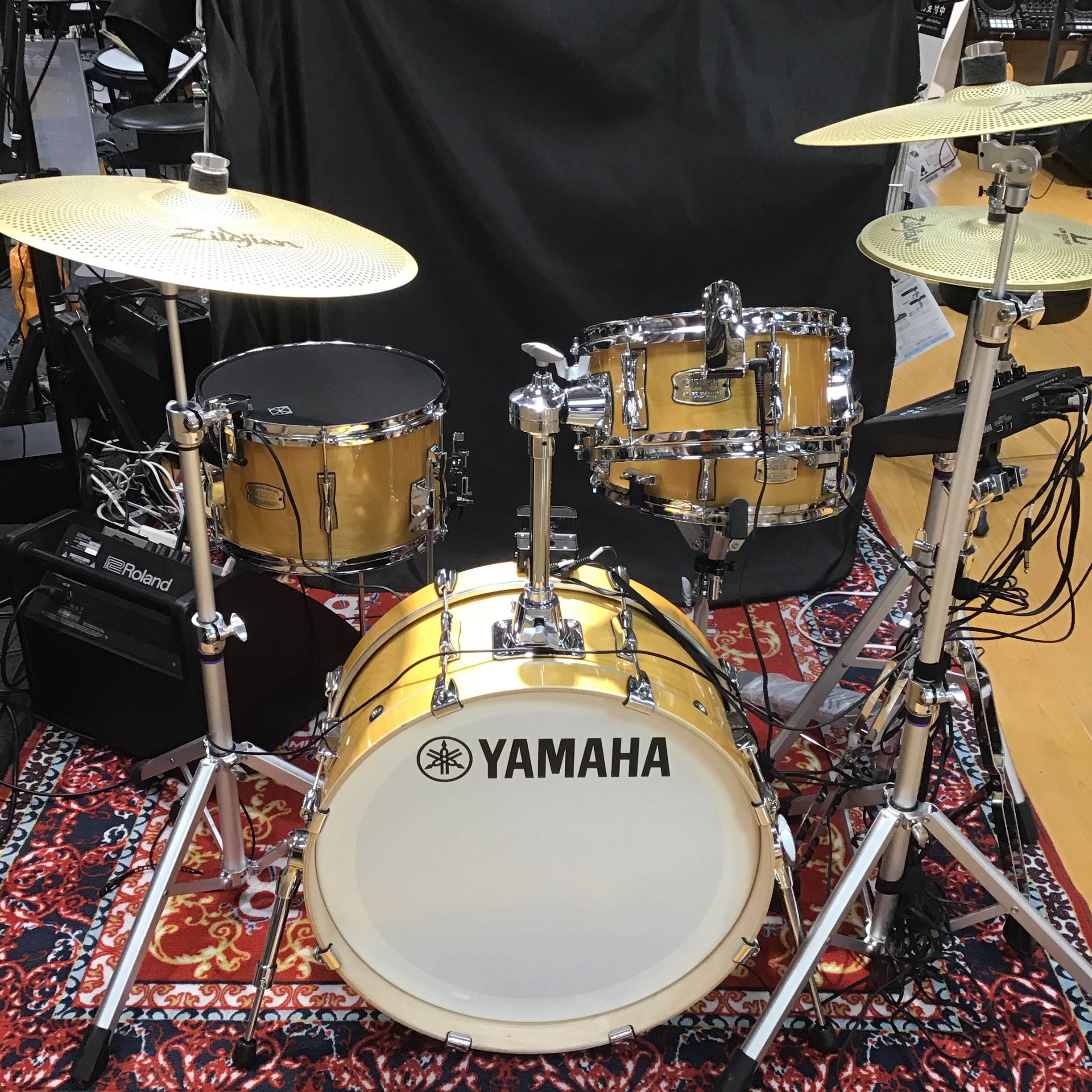 家で叩ける生ドラム⁉ 島村楽器独自キット YAMAHA ハイブリッドドラム S