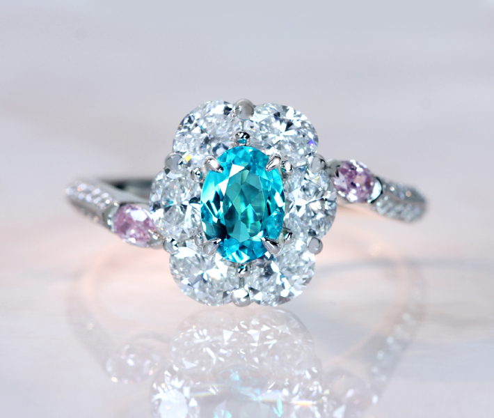 限定1本☆アーガイルピンクダイヤモンドバターリャパライバトルマリン