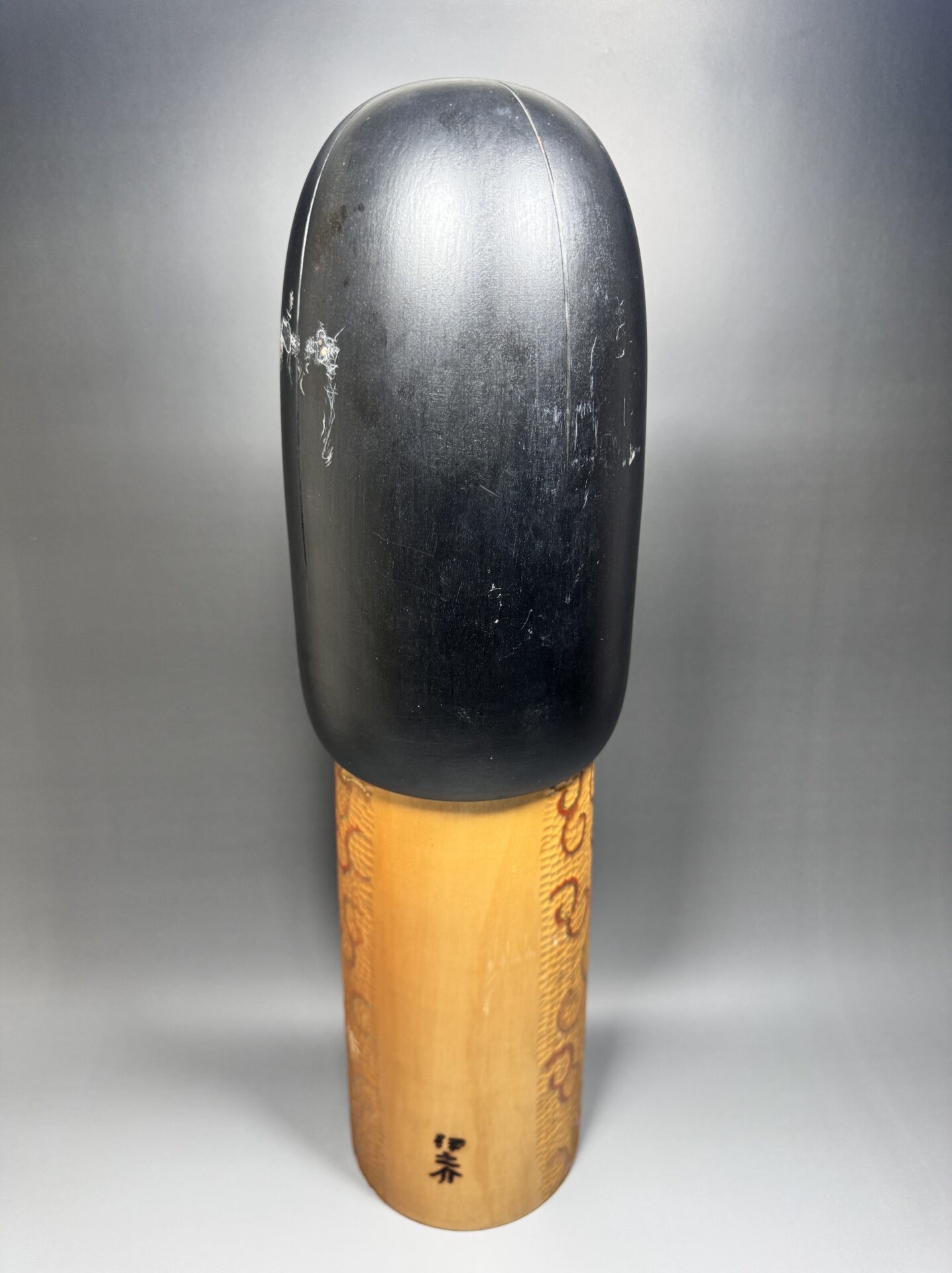 ○小林伊之介 創作こけし 内閣総理大臣賞 受賞作家 こけし 木 高さ約