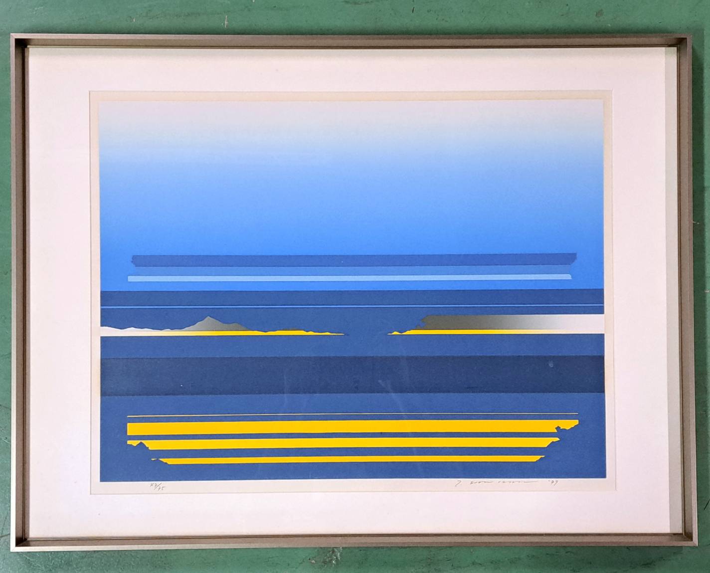 沢田哲郎 シルクスクリーン「タイトル不詳」 | 新栄堂