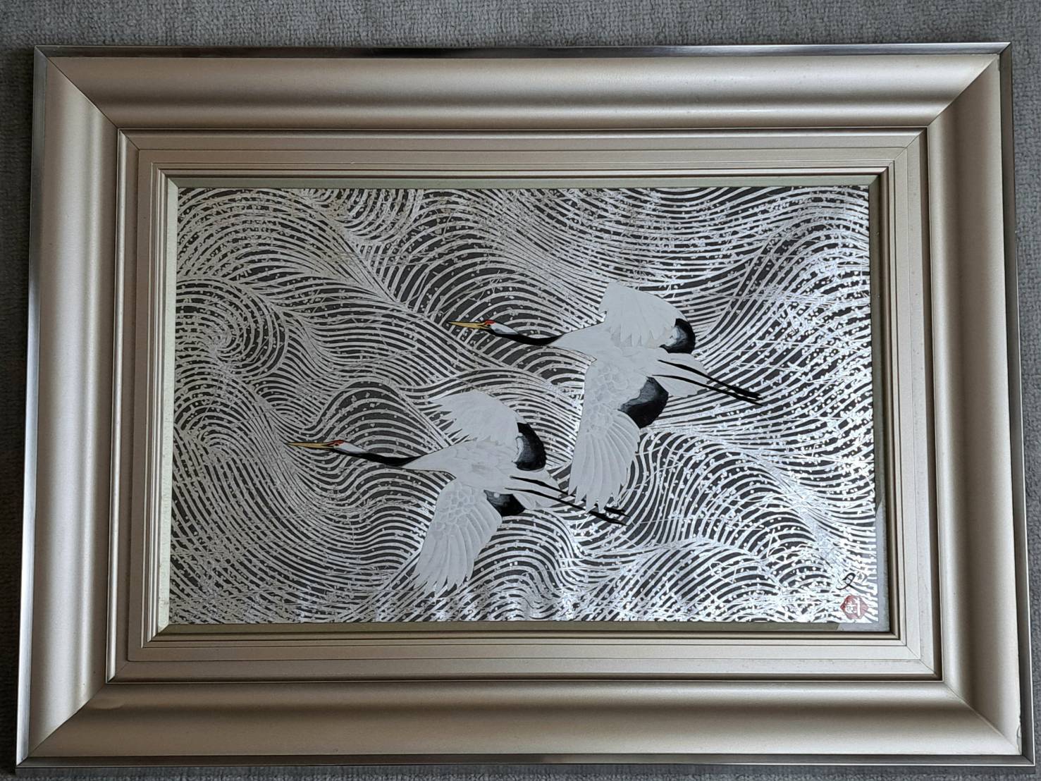 加山又造 薊 銅版画 限定120枚のうちの6番 加山又造 薊 銅版画 限定120