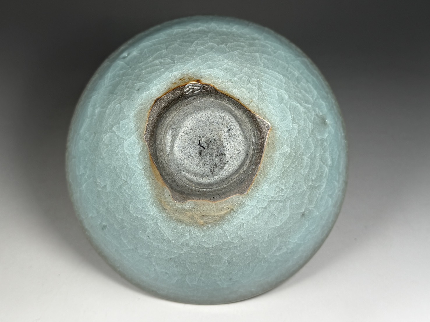 人間国宝 清水卯一 青瓷茶碗 二重箱 茶道具 | 新栄堂