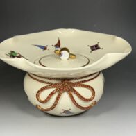 十一代 中川浄益 一葉蓋置 茶道具 煎茶道具 蓋置 共箱 浄益 | 新栄堂