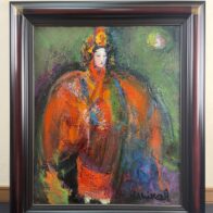 柴原皖 油彩 SM号「げんろくだい」 | 新栄堂