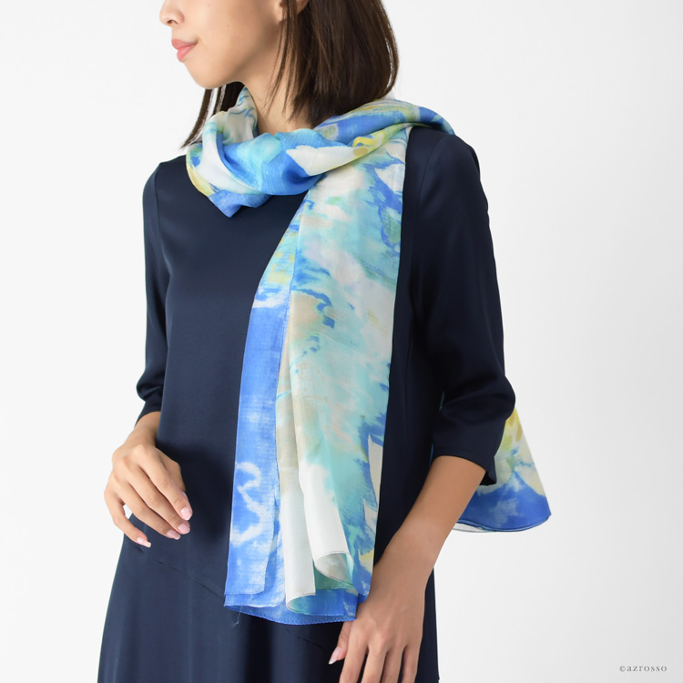 YOSHIKI シルクシフォンストール 2017 限定 YOSHIKI シルク シフォン