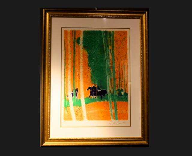 正真正銘本物 141/250】フランス アンドレ・ブラジリエ あけぼの