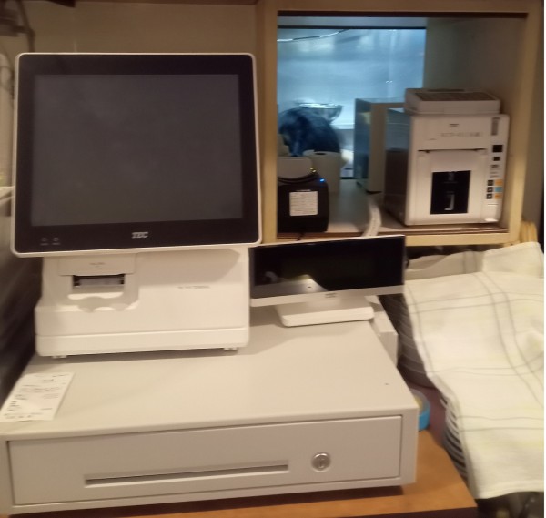 メンテ済 美品 東芝テック QT-200 POSレジ POSターミナル プリンタ一