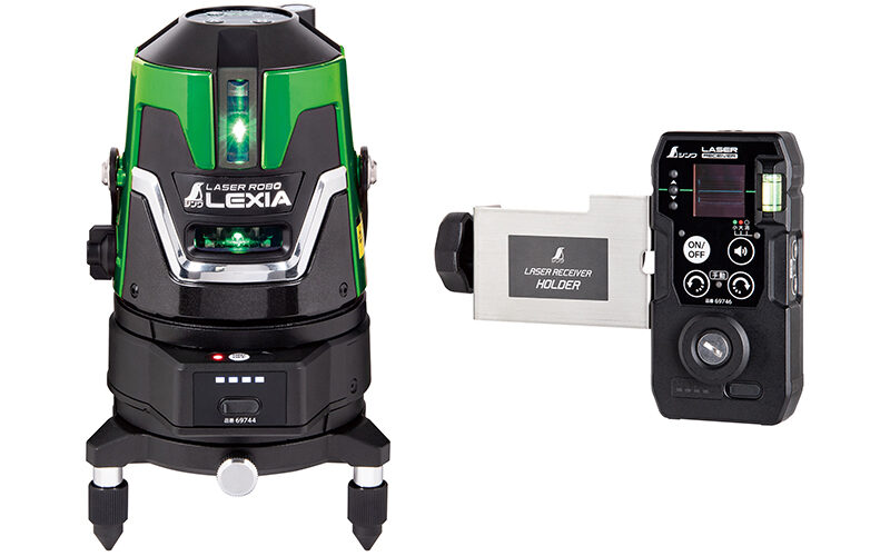 レーザーロボ LEXIA 51グリーン自動追尾回転台 受光器セット