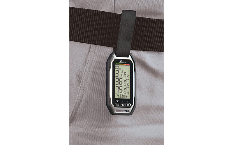 ポータブル簡易熱中症計 Plus防塵・防水 バイブレーション機能付