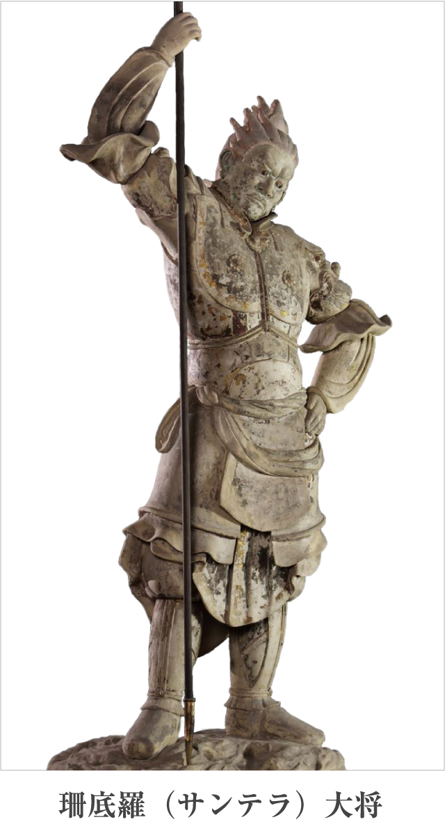珊底羅大将 仏像 約90cm 特大 珊底羅大将 仏像 約90cm 特大 珊底羅大将