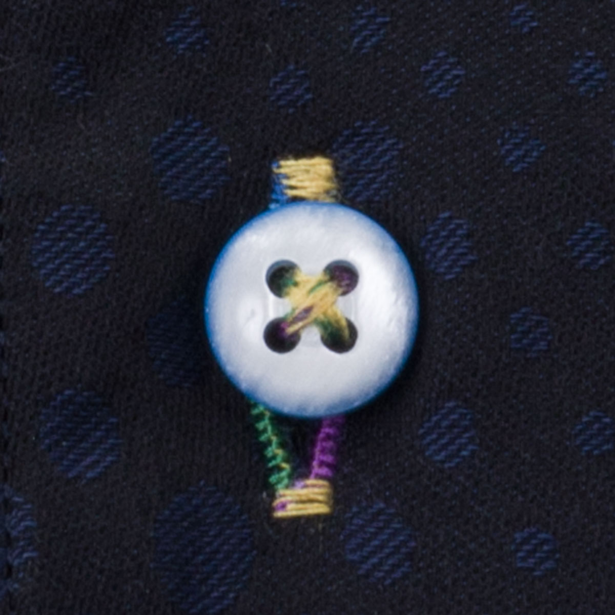 ワイシャツ ドット ネイビー ジャカード | STYLE WORKS（スタイル