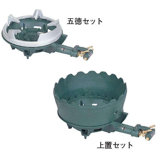 タチバナ製作所 鋳物コンロ 三重 種火なし TS-330 LPガス - 調理器具の
