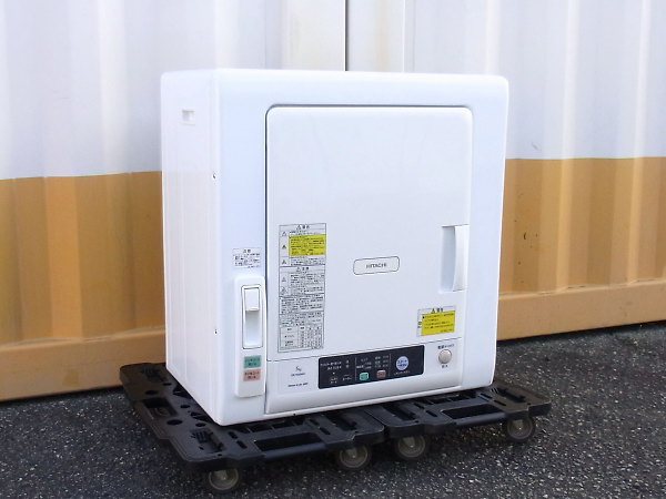 引き取り限定 HITACHI DE-N60W 電気式衣類乾燥機 6kg 引き取り限定