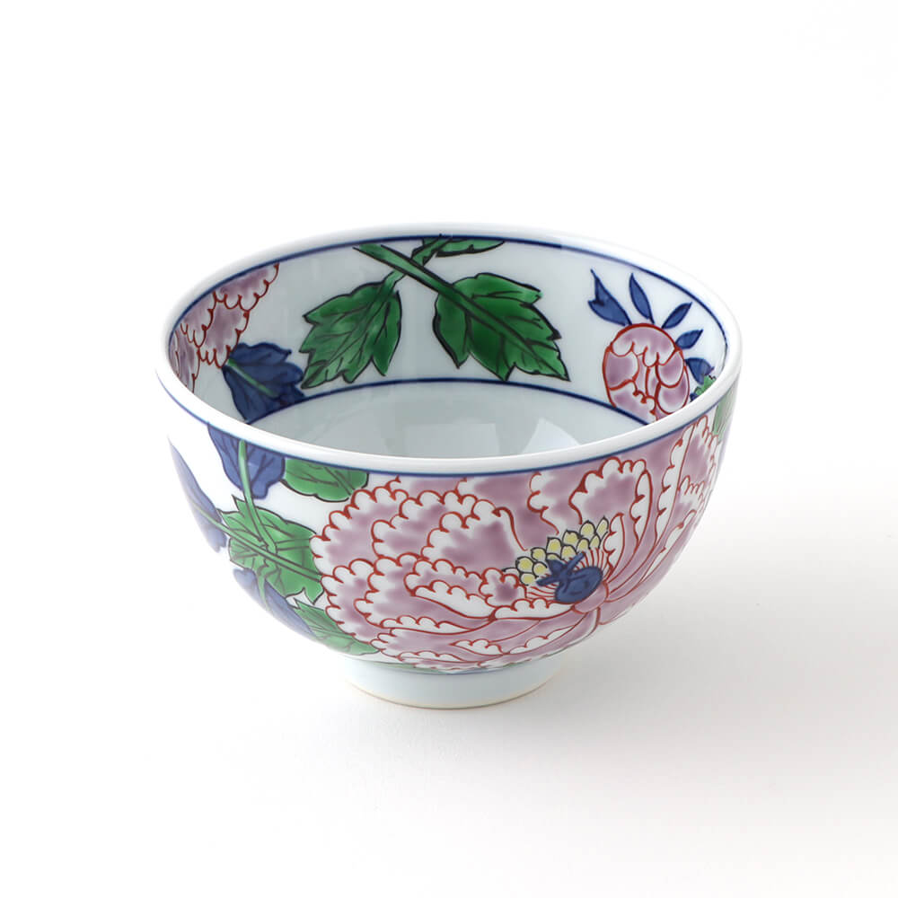 源右衛門】古伊万里の伝統 日本の名窯 舘林源右衛門作 染錦紫陽花文