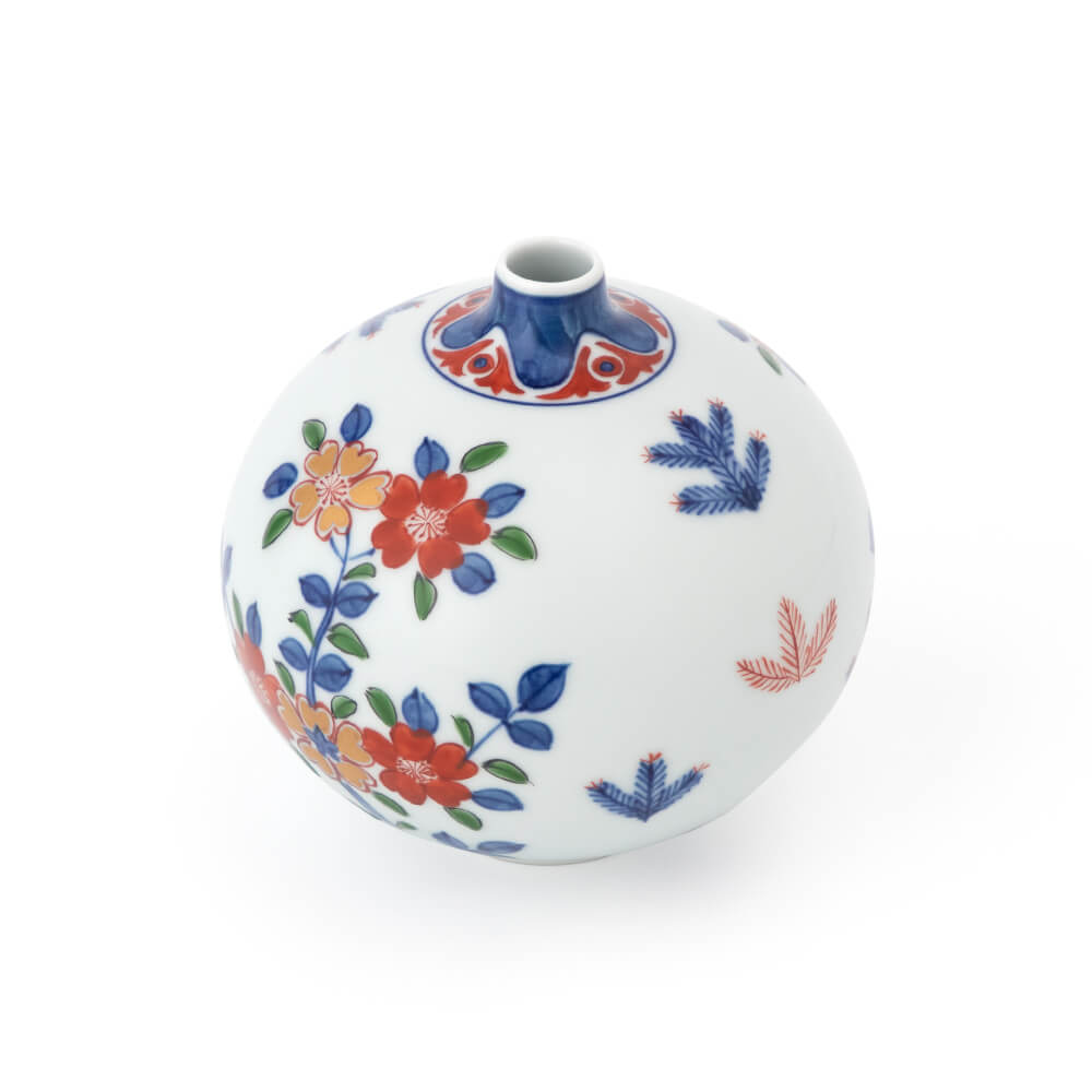 古伊万里風桜図 花瓶 ｜ 有田焼の源右衛門窯公式オンラインショップ