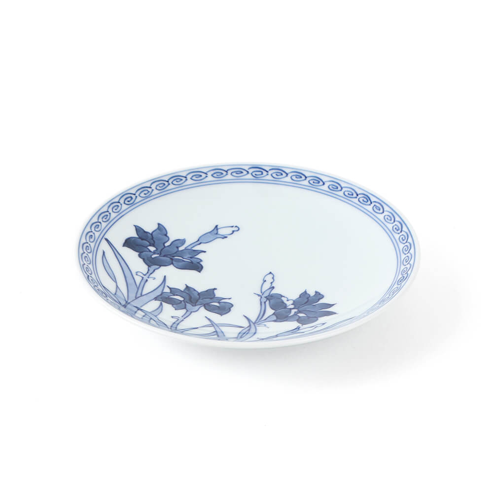 初期伊万里風菖蒲絵 銘々皿 ｜ 有田焼の源右衛門窯公式オンラインショップ