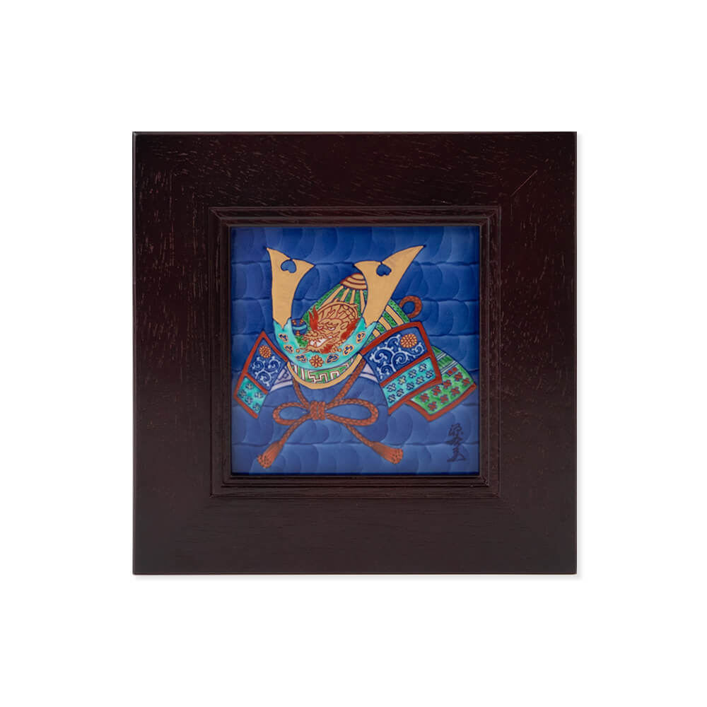 源右衛門 陶額 染付龍絵 陶額 ｜ 有田焼の源右衛門窯公式オンライン