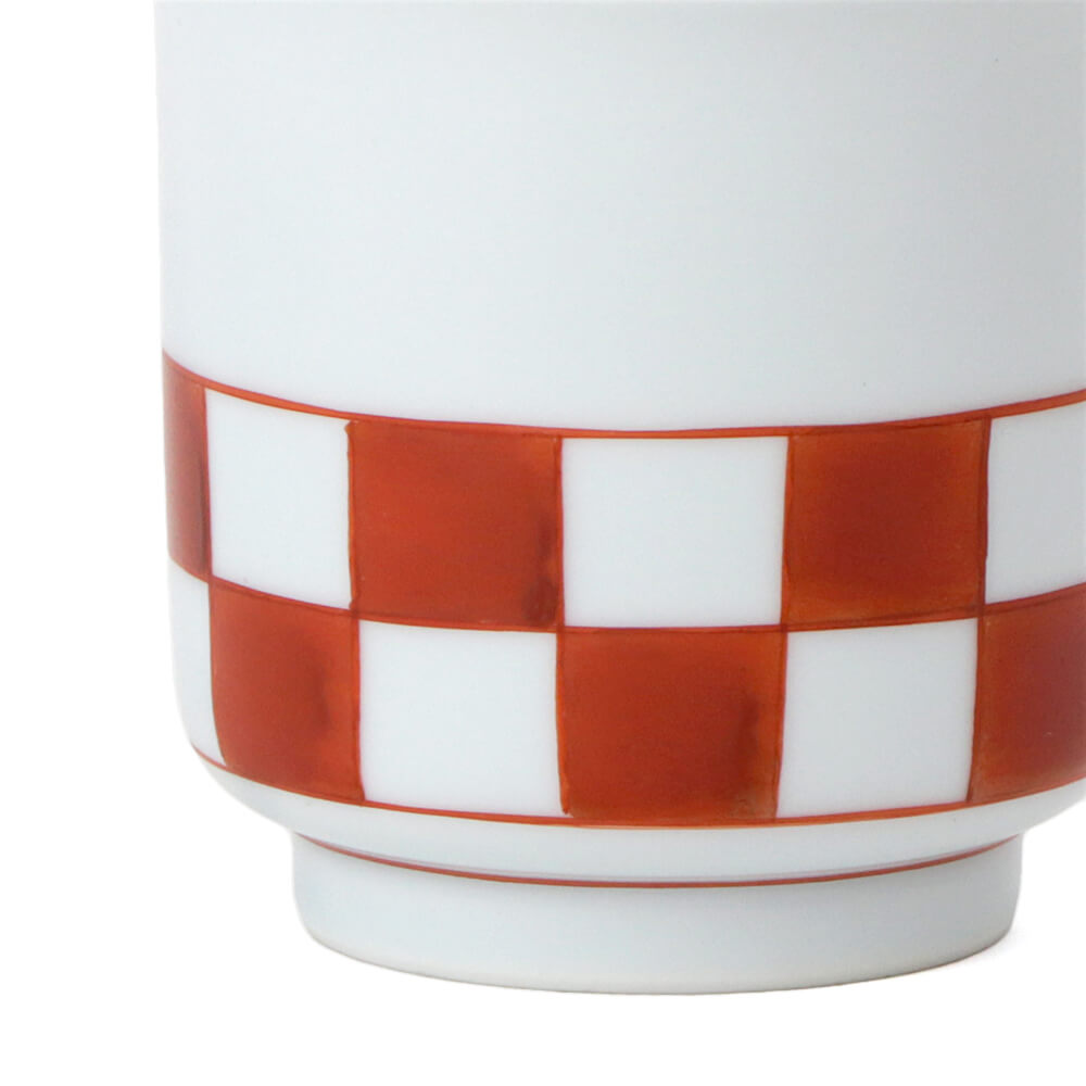 紺朱市松紋 憩揃 ｜ 有田焼の源右衛門窯公式オンラインショップ