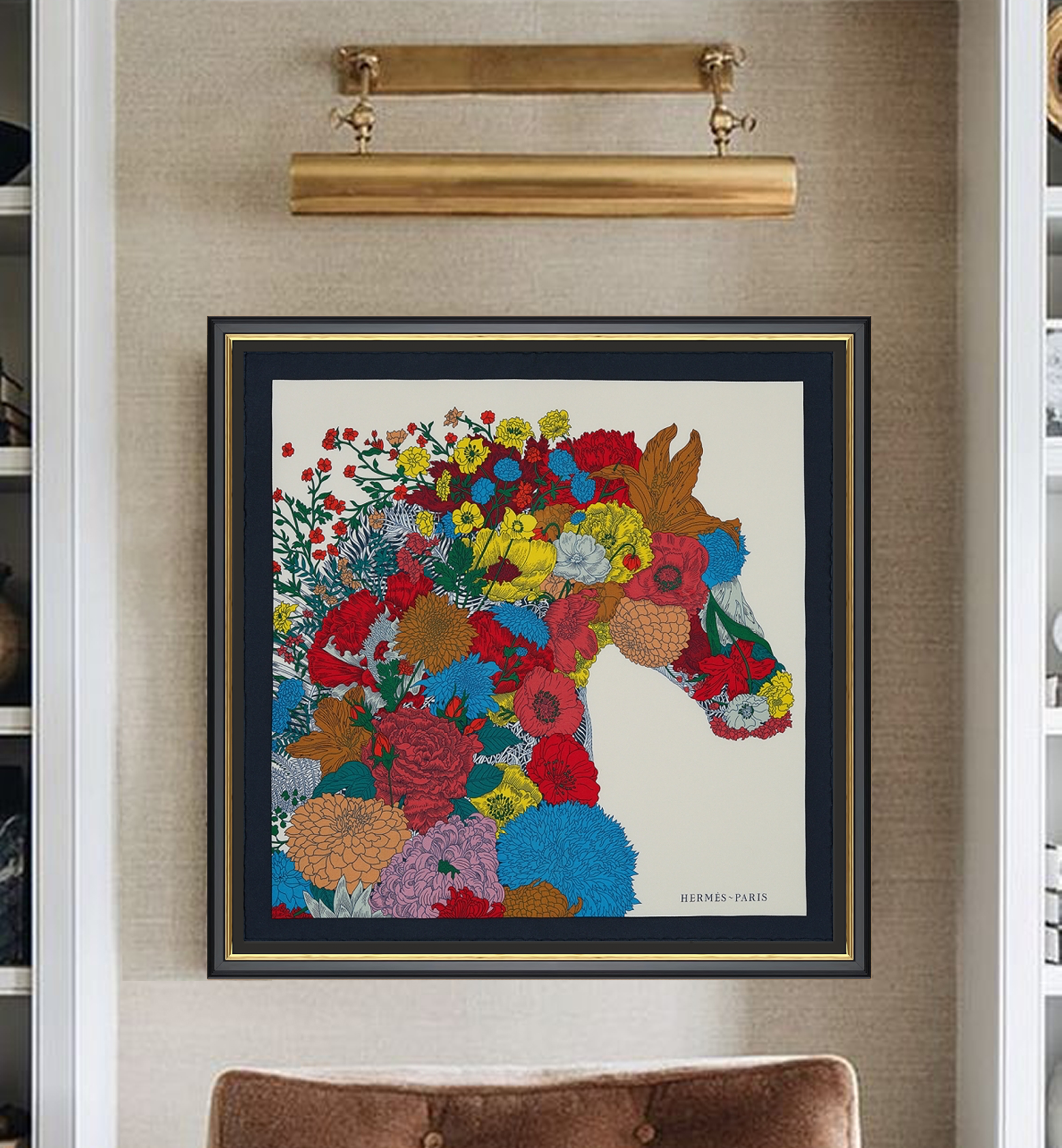 Hermès Robe Legere Framed Scarf | Maison George