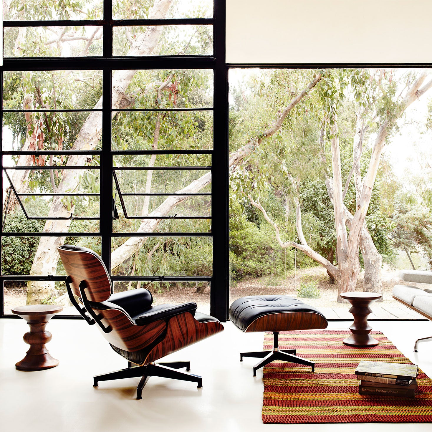 Herman Miller Eames Walnut Stool - Available at Grounded | Modern