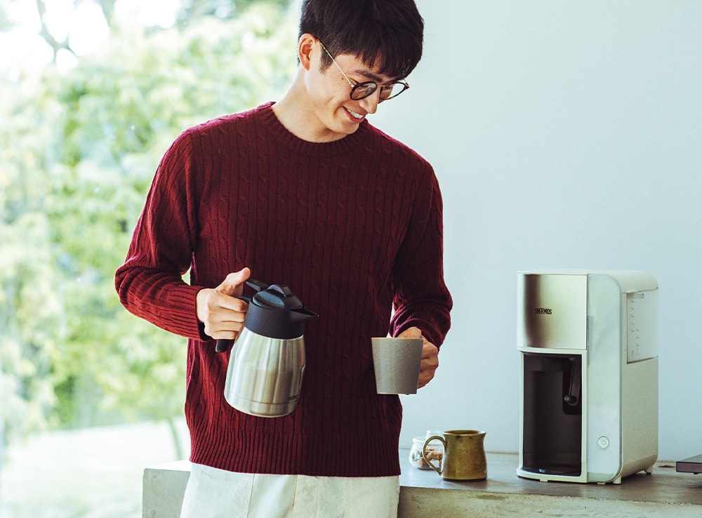 公式通販】真空断熱ポットコーヒーメーカー ECK-1000 ホワイト(WH