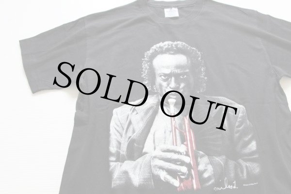 90s USA製 Miles Davisマイルス デイビス コットンTシャツ 黒 L
