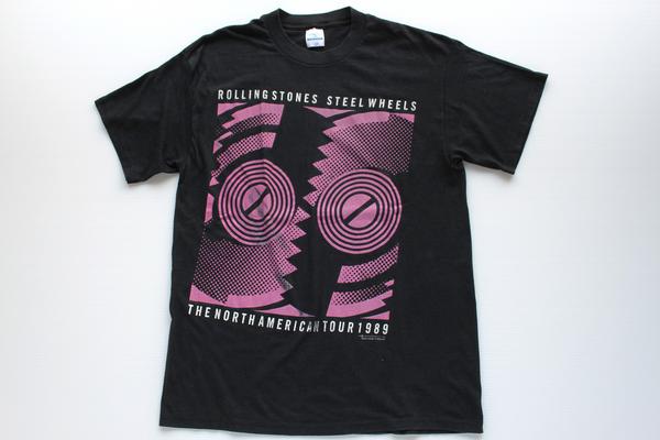 ローリングストーンズ 1989年 アメリカ ロック ツアーTシャツ Rolling