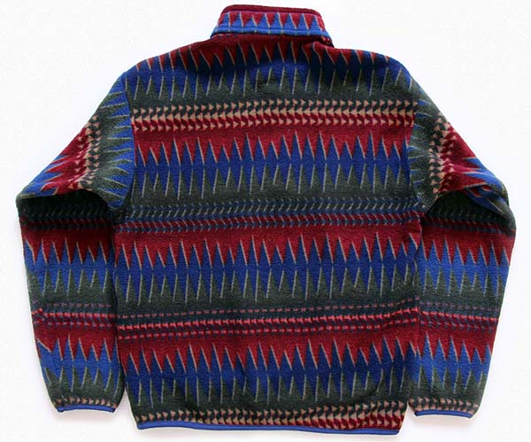 90s USA製 patagoniaパタゴニア ミネハハ 総柄 シンチラ フリース