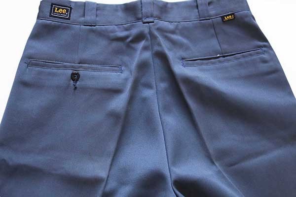 デッドストック☆60s USA製 Leeリー レーヨン混 ワークパンツ ブルー
