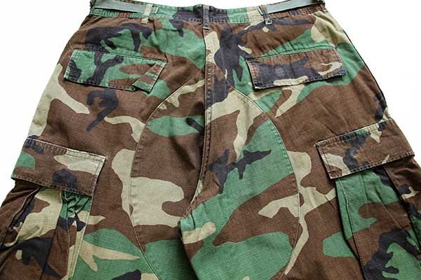 米軍実物 90s BDU カーゴパンツ トラウザー ウッドランドカモ L-L 90s