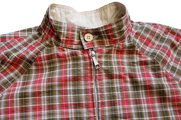 80s McGREGORマクレガー マドラスチェック×無地 リバーシブル