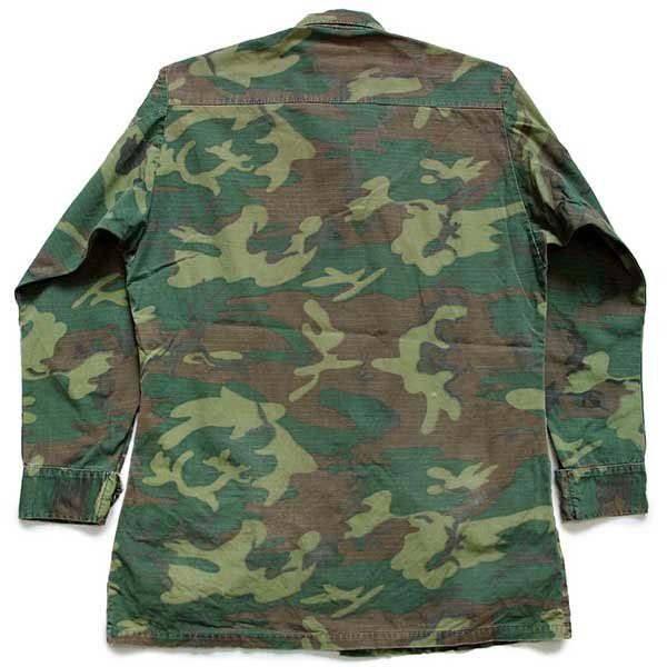 60s 米軍実物 ERDL ジャングルファティーグ 迷彩 S-S ヴィンテージ 60s