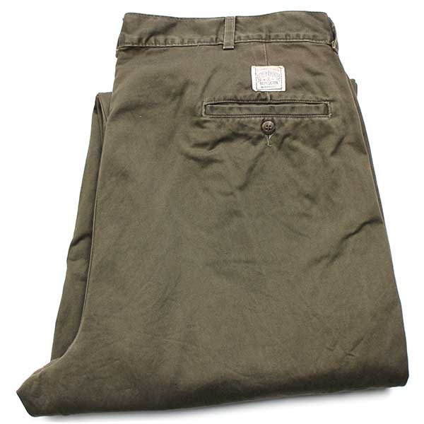 90s USA製 ポロ ラルフローレン ツータック コットン チノパン