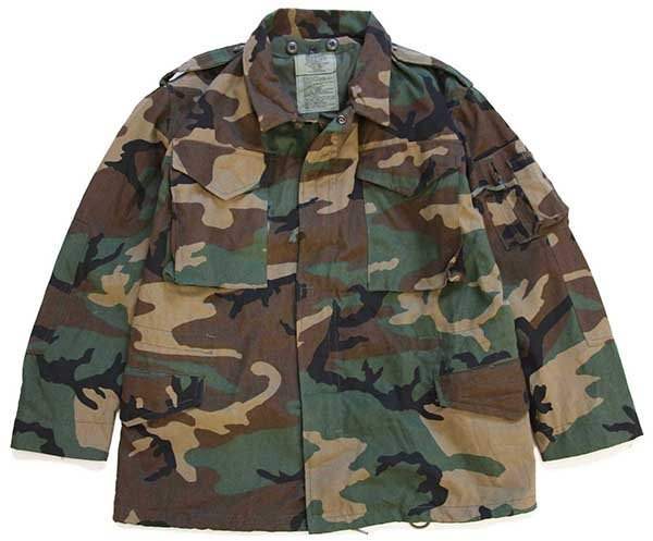 90s 米軍 ウッドランドカモ アラミド エアクルージャケット S-S