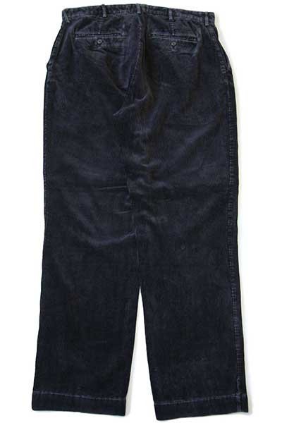 90s ポロ ラルフローレン 太畝 コーデュロイパンツ 薄黒 w35 L32
