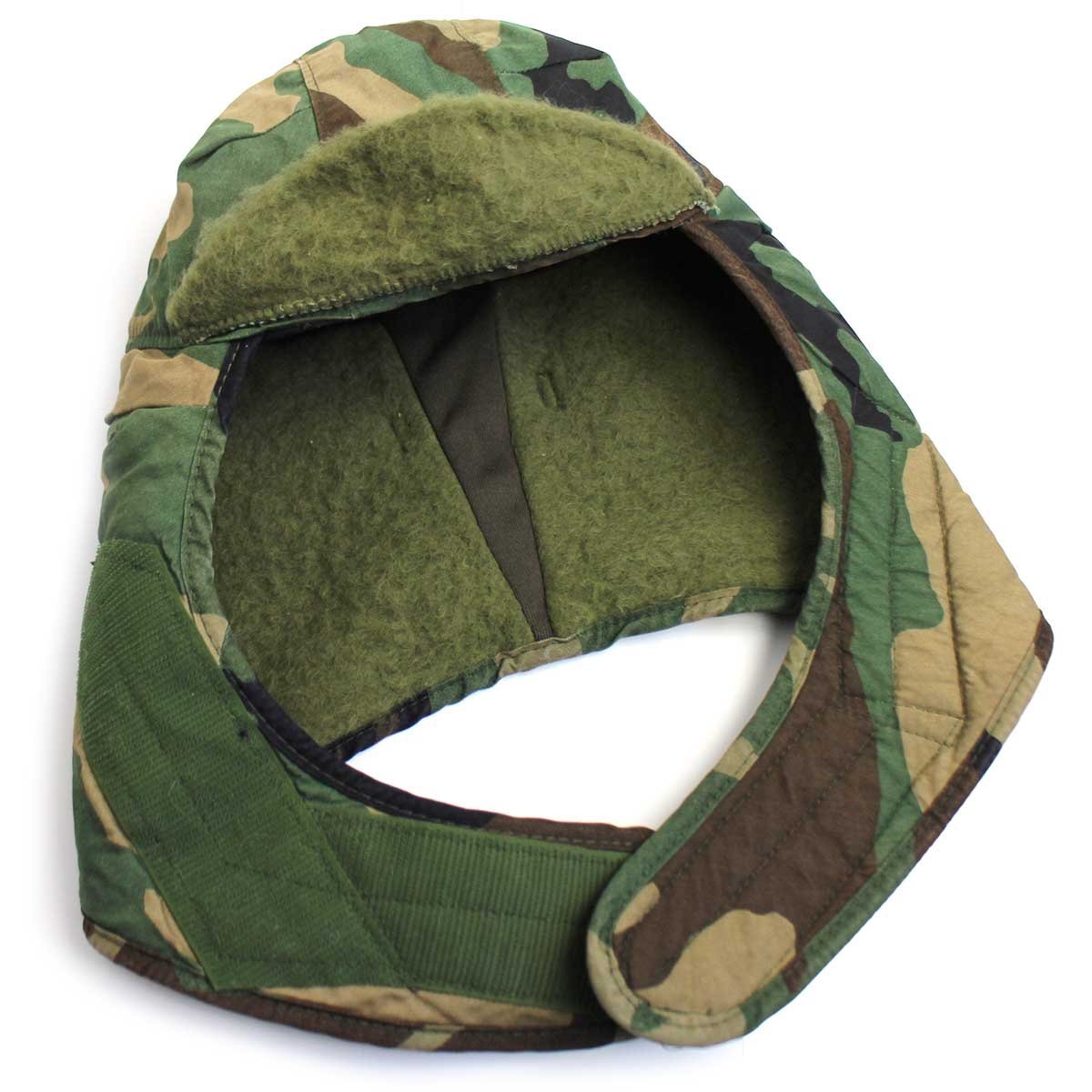 80s 米軍 U.S.ARMY ウッドランドカモ ヘルメットライナー キャップ 7 1