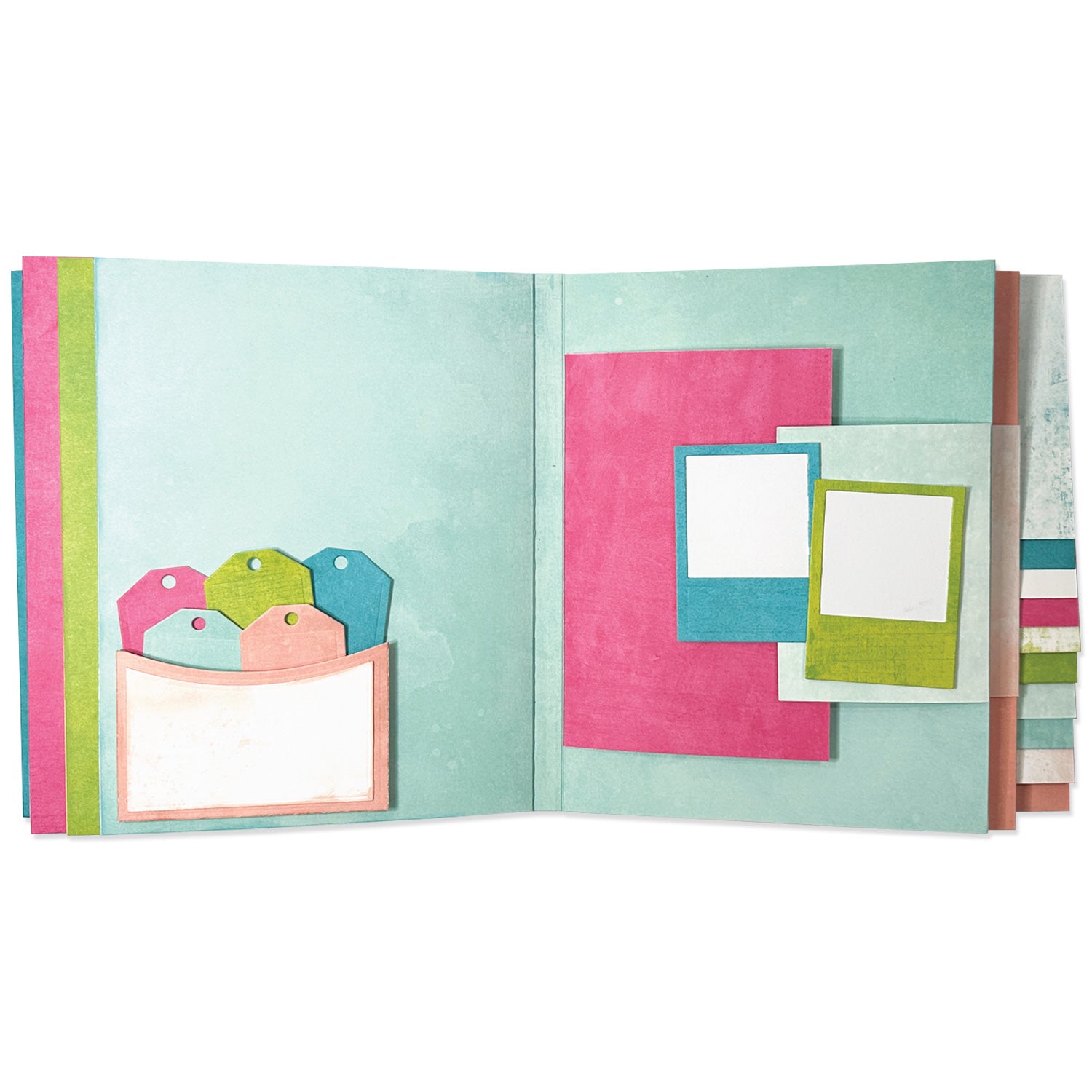 Sizzix Thinlits Plus 8PK Die Set Journal Essential Pages by 49 and