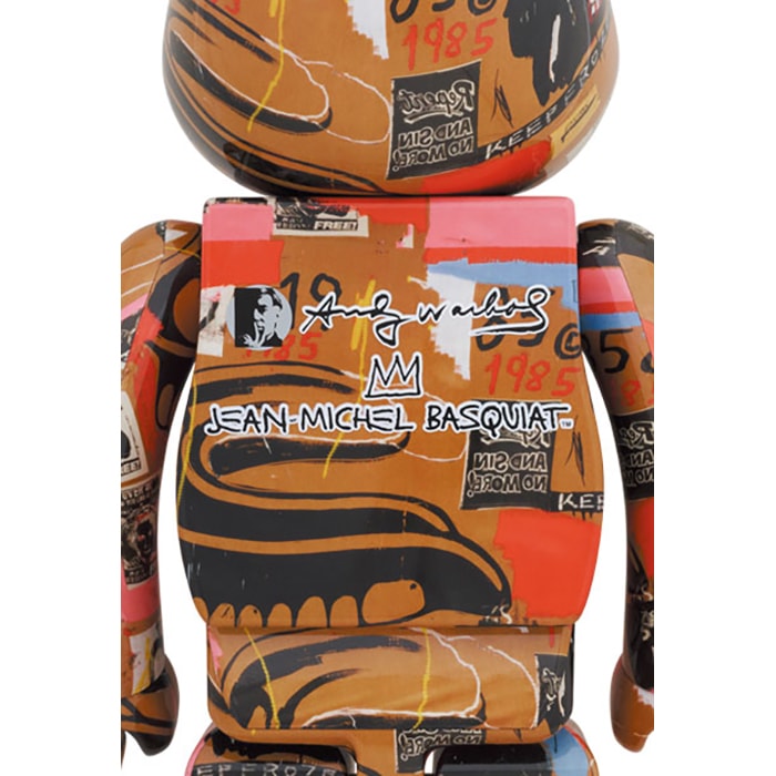 Be@rbrick Andy Warhol x Jean-Michel Basquiat #2 1000% Collectible