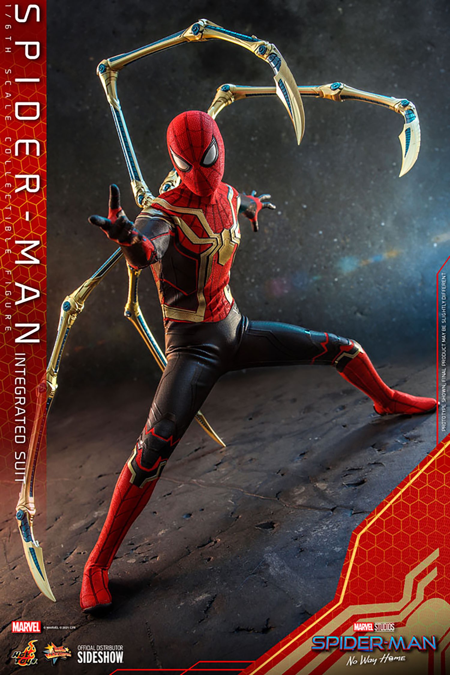 Spider-Man (Integrated Suit) Deluxe Version Sixth Scale
