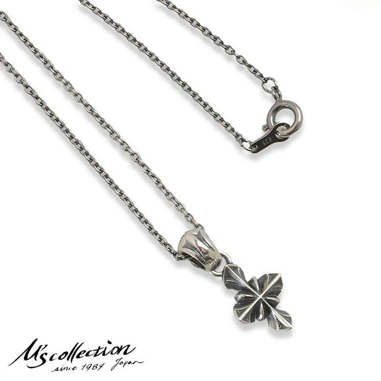 エムズコレクション M's collection シルバー クロス ネックレス