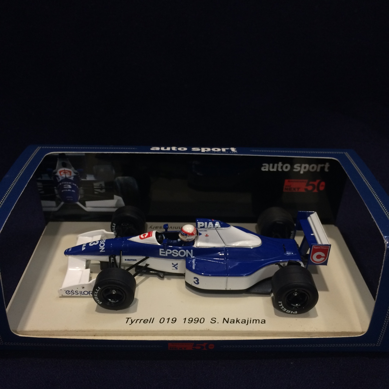 スパーク SPARK ティレル Tyrrell 019 元祖ハイノーズF1 中嶋悟が乗っ