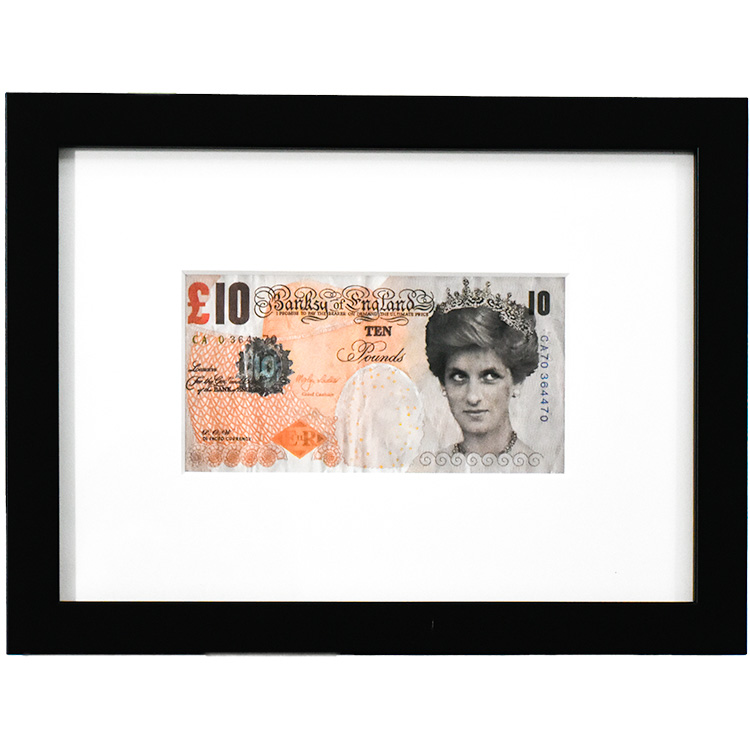 Banksy Di-Faced Tenner (Framed) • Silverback Gallery