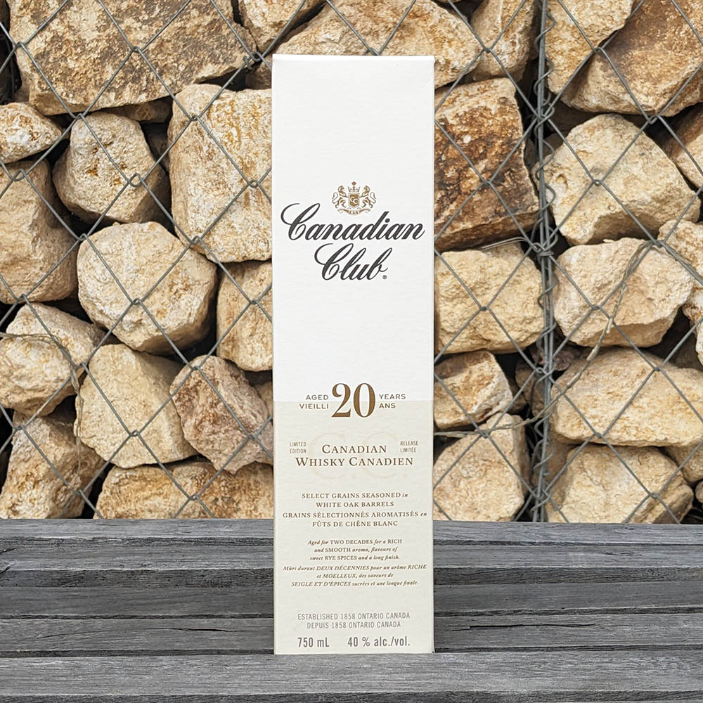 カナディアンクラブ 20年 750ml 直輸入 | 三代目 酒やしもだいら