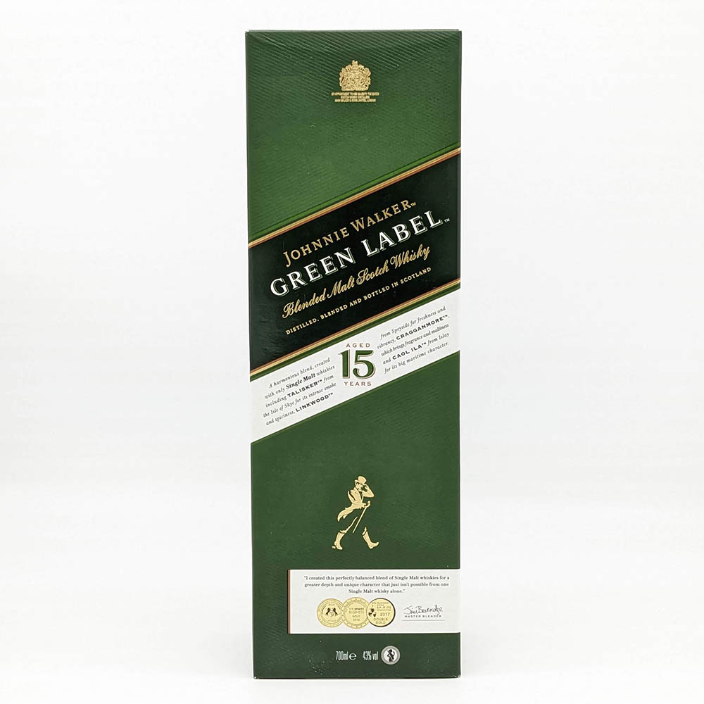 ジョニーウォーカー グリーンラベル 15年 700ml 正規 | 三代目 酒やし